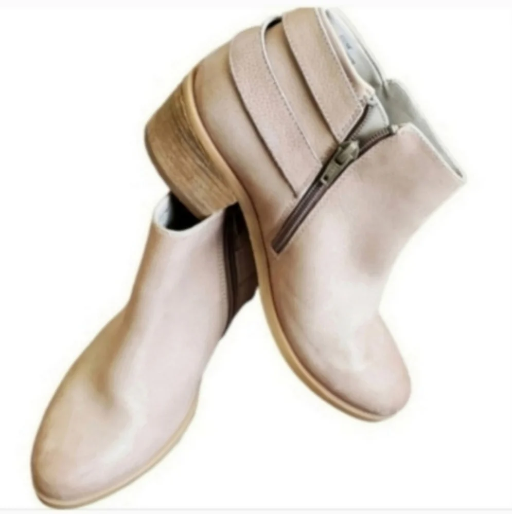 Steve Madden Leather Tan Stone Kendall Bootie 7.5
